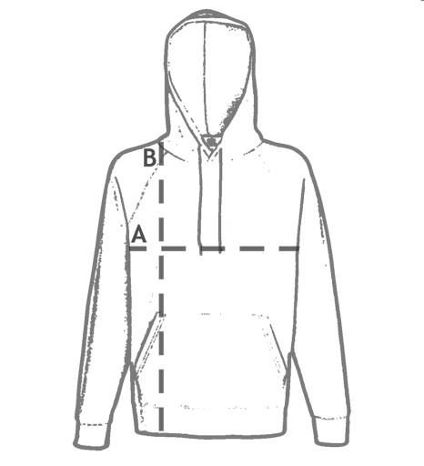 FRUIT HOODED Классический свитшот солнечного цвета. М