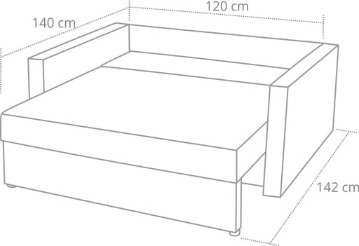 Американский диван-кровать TEDI 2