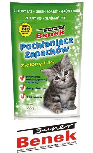 Поглотитель запахов Zielony Las 450г Супер Бенек