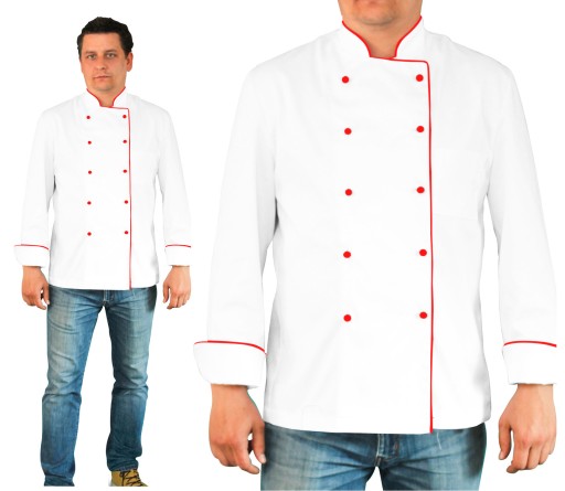 KITEL/BLUZA kucharska ELANOBAWEŁNA FARTUCHY r. 4XL