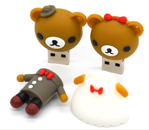 PENDRIVE USB 64 GB PAN MŁODY MĄŻ MIŚ WESELE ŚLUB