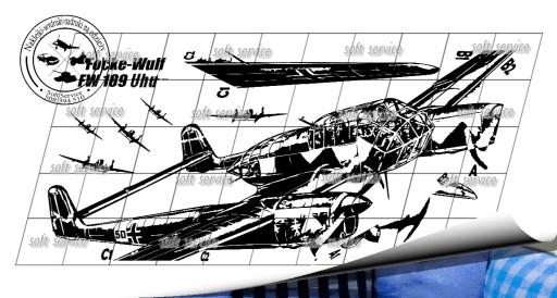 Наклейки на самолет Хейнкель Фокке Мессершмитт времен Второй мировой войны