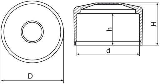 FI 40 Cupe Cap, Fearce Post 10 PCS.