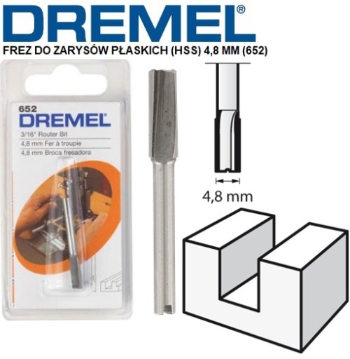 ПЛОСКАЯ РЕЗКА (HSS) 4,8 ММ (652) DREMEL
