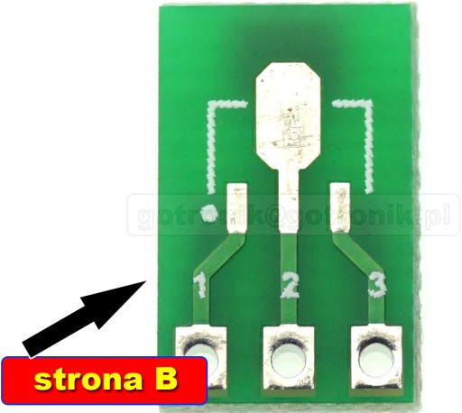 Печатная плата SOT89/223 для SIP3 2,54 мм __PCB-113