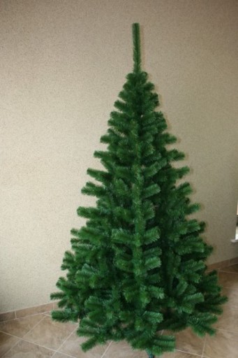 Choinka sztuczna JODŁA ZIELONA 120 cm gęsta stojak