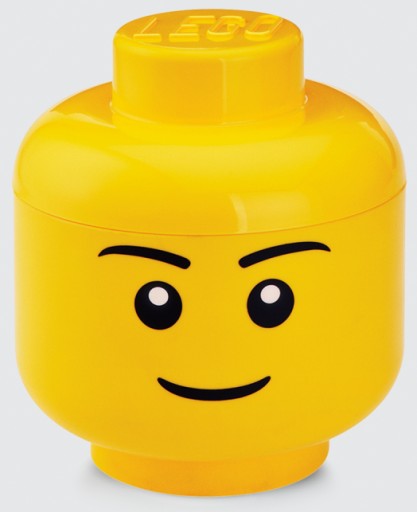 LEGO КОНТЕЙНЕР HEAD BOY BOY БОЛЬШОЙ РАЗМЕР L