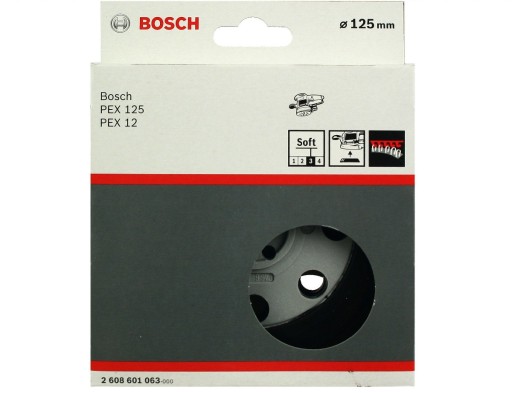 Шлифовальная тарелка BOSCH 125 мм SOFT для PEX 125