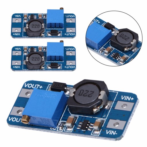 ПОВЫШАЮЩИЙ ПРЕОБРАЗОВАТЕЛЬ 5 В - 28 В постоянного тока, 2 А MT3608