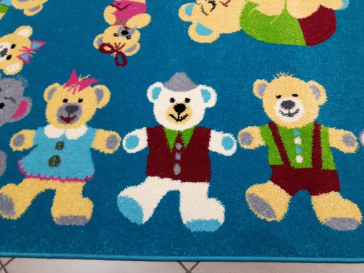 Dywan FUNKY TOP 133x180 ROB szmaragd miś w misie