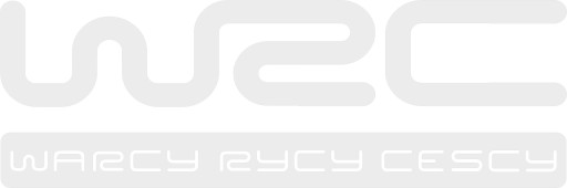 VAR WRC - naklejka 18 x 6 BIAŁA