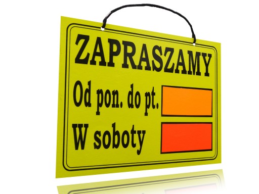 TABLICA INFORMACYJNA OTWART PON-SB ZAWIESZKA 30X21