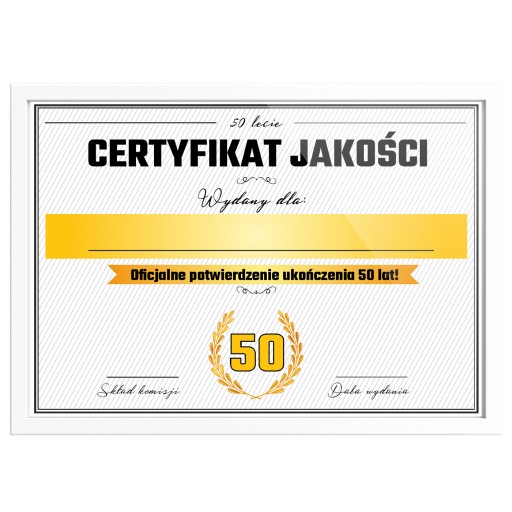 Подарок на 50-летие СЕРТИФИКАТ на 50-летие с доставкой!