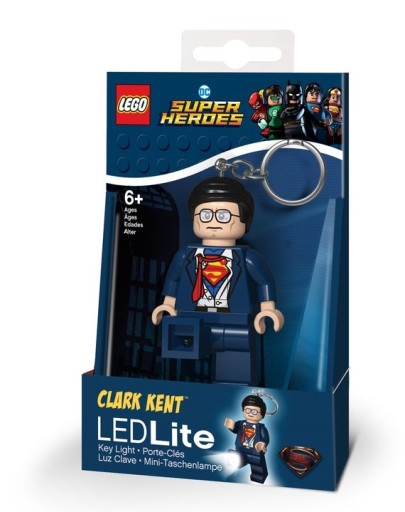 Брелок со светодиодной подсветкой LEGO SUPER HEROES CLARK KENT SUPERMAN