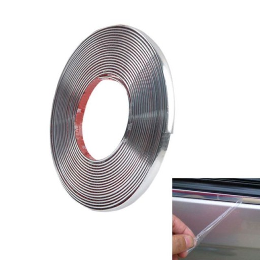 LISTWA OZDOBNA - LISTWY CHROMOWE -KPL. 6 mm x 8mm
