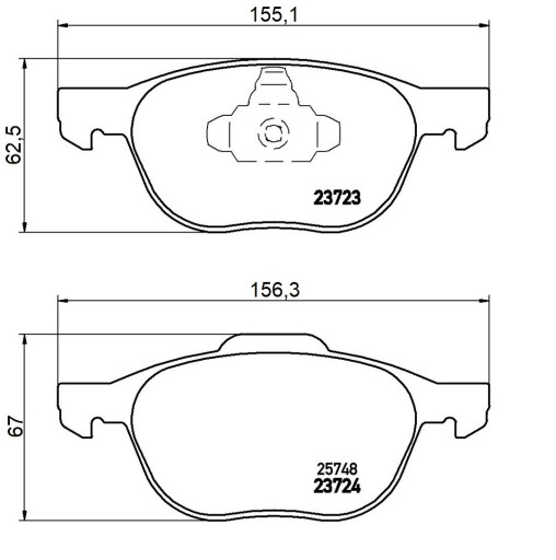 MIKODA 0737 GT ДИСКИ, FORD KUGA I II ПЕРЕДНИЕ КОЛОДКИ