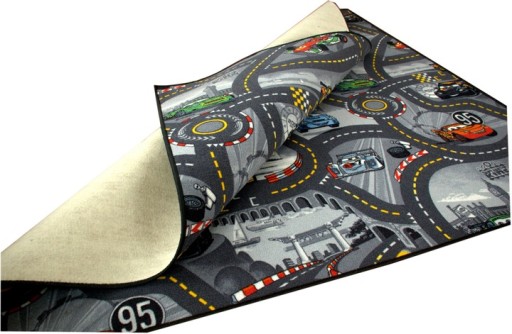 КОВЕР DISNEY CARS CARS MAT 200x200 красный