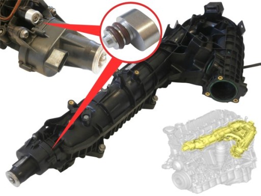 ZAŚLEPKA KOLEKTOR DOLOT DO BMW 3.5 4.0 N57 DIESEL