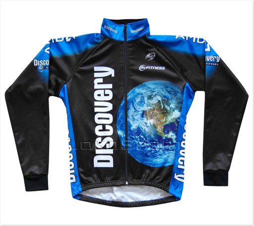 KURTKA KOLARSKA DISCOVERY Czarna L, WINDSTOPER