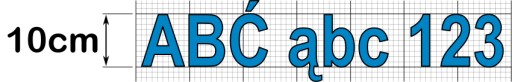 Водостойкие наклейки с надписями БУКВЫ/ЦИФРЫ, самоклеющиеся, 10 см.