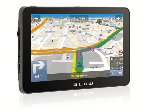 BLOW NAVIGATION GPS720 7 ДЮЙМОВ НА ВСЮ ЖИЗНЬ КАРТЫ ЕС PL