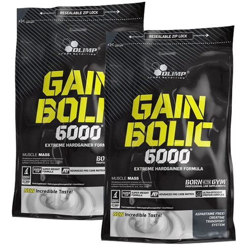 OLIMP GAIN BOLIC 6000 2KG GAINER MASS MASA 2x 1000