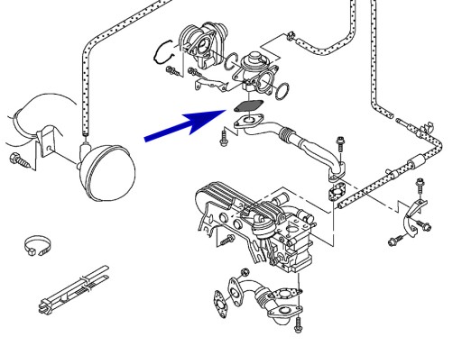 Zaślepka EGR VW Audi Skoda Seat Ford 1.9 TD TDI