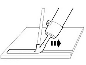 BOOT NOZZLE - FAST PLASTIC WELDING для сварочных аппаратов WEP Yihua HOTAIR