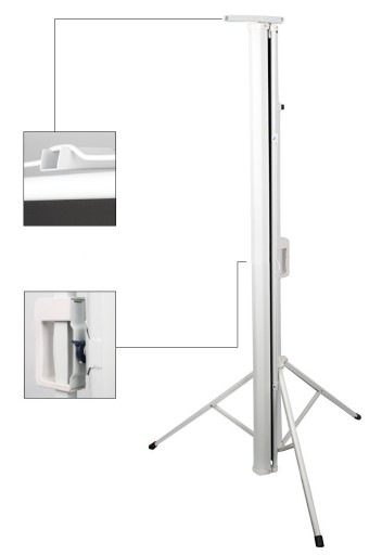 Экран проекционный, ШТАТИВ, 150х150 см, ШТАТИВ