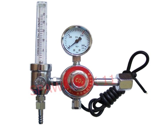 Редуктор CO2 ARGON с ротаметром, нагревателем 36 В