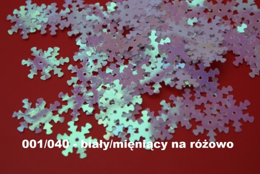 Пайетки снежинки диаметр 15мм/180 шт, 5 цветов М1