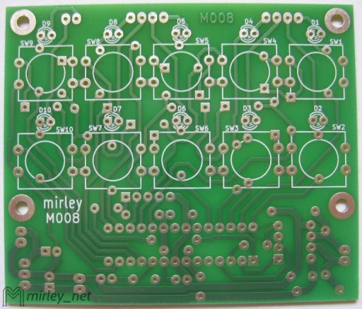 [MIRLEY][M008A] Многоканальный переключатель - печатная плата