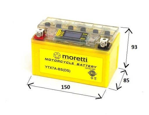 ГЕЛЕВАЯ БАТАРЕЯ ДЛЯ ЖК-дисплея 12 В 7 Ач YTX7A-BS