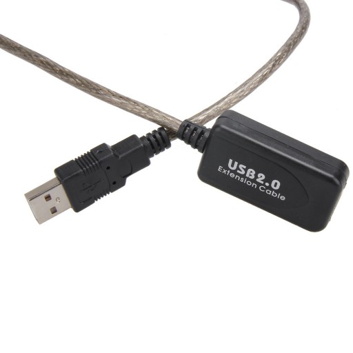 Przedłużacz kabel USB 2.0 aktywny 10 m przedłużka