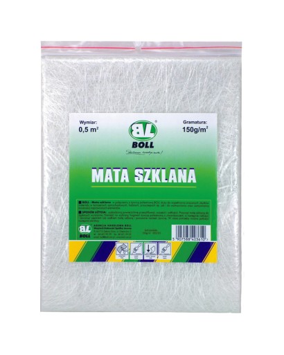 BOLL MATA SZKLANA 0,5 M2 150G/M2 DO KAROSERII