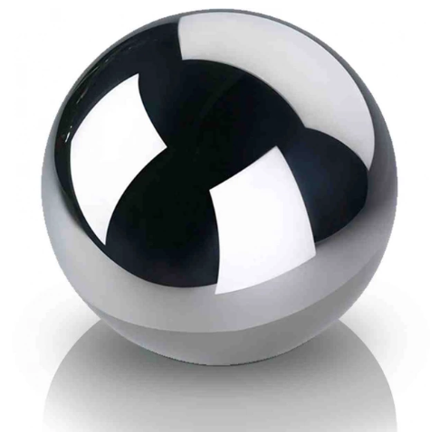 Зеркало STEEL BALL 10 см, нержавеющая сталь, для сада, дома, пруда
