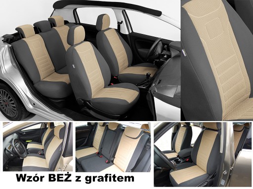 Pokrowce Miarowe na Fotele do AUDI A4 B5 Welur
