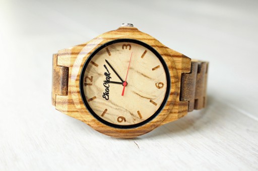 Drewniany zegarek EkoCraft NIGHTINGALE elegancki