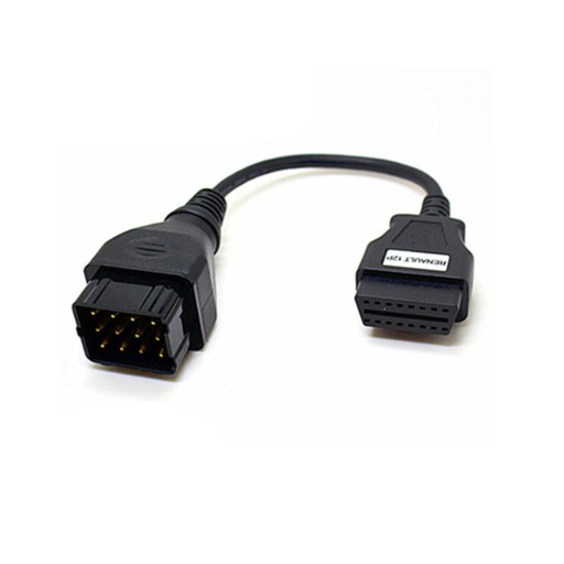 ADAPTER PRZEJŚCIÓWKA OBD-II 16pin / RENAULT 12-pin