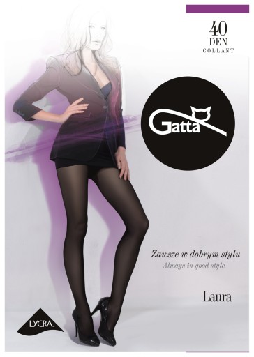 GATTA rajstopy LAURA 40 den lycra DAINO # 4 L