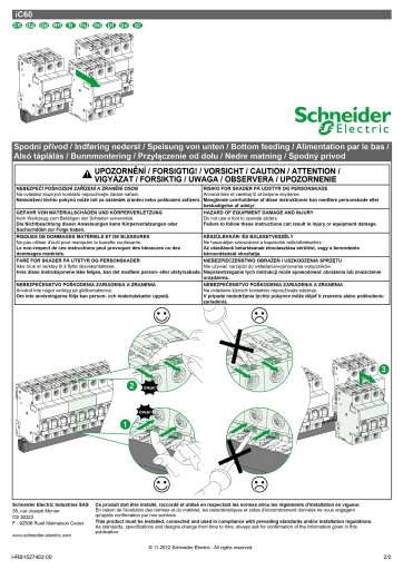 Автоматический выключатель SCHNEIDER 3P предохранитель C20A