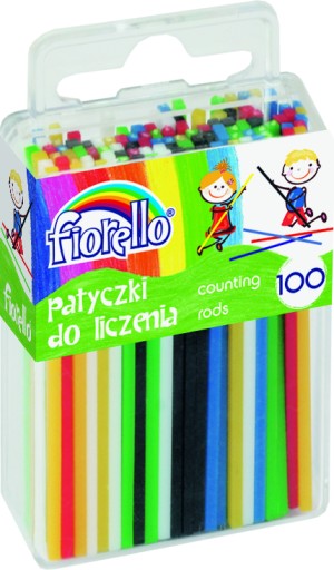 ЦВЕТНЫЕ СЧЕТНЫЕ ПАЛОЧКИ FIORELLO 100 ШТ.