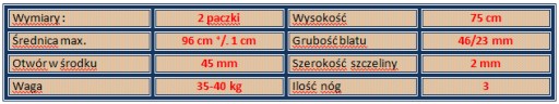 Stół ogrodowy sześciokątny PAWEŁ 200 PRODUCENT