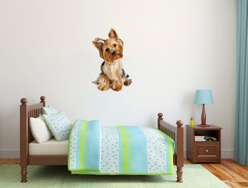 НАСТЕННЫЕ НАКЛЕЙКИ Наклейка Yorkie Dog 12 100x64см