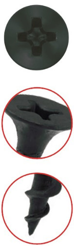 Wkręty do płyt G-K GK regips nidy 1000szt 3,5x25mm