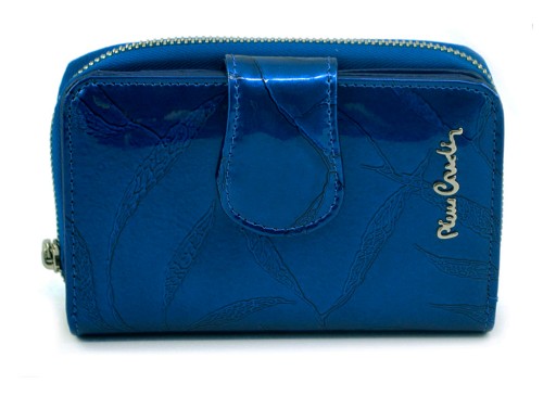 Кошелек женский кожаный PIERRE CARDIN 02 LEAF 115 синий