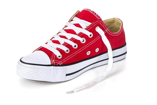 Buty sportowe TRAMPKI męskie Tenisówki Czerwone 0 P4