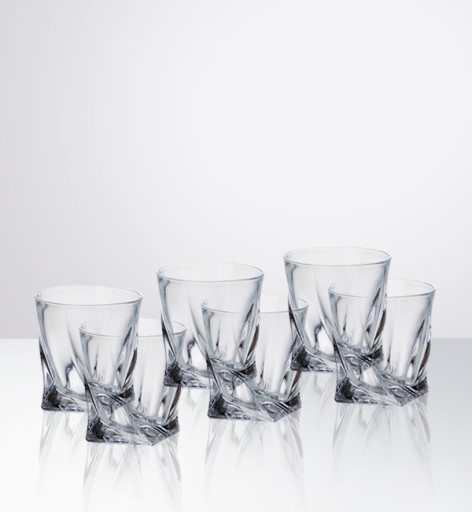 BOHEMIA QUADRO GLASSES ЛИКЕР 55 МЛ СТЕКЛО 6 EL