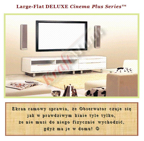LUX Ekran Projekcyjny Ramowy 350Cm 16:9 GreyFlexHD