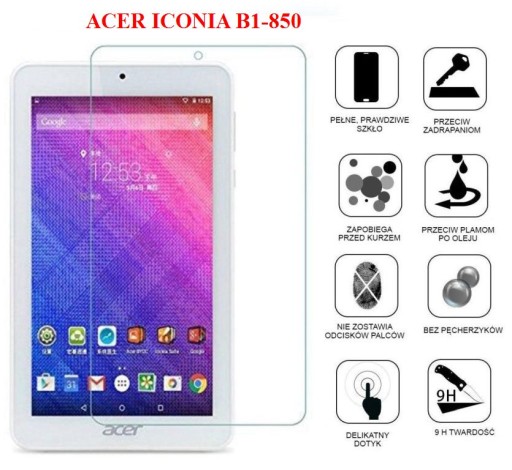 Закаленное стекло для Acer Iconia Tab 8 B1-850